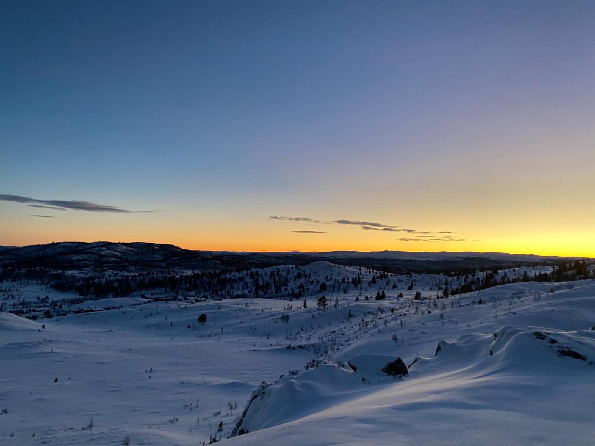 Delikat Hytte Omgitt Av Hallingdals Vakre Fjell Al Exterior foto